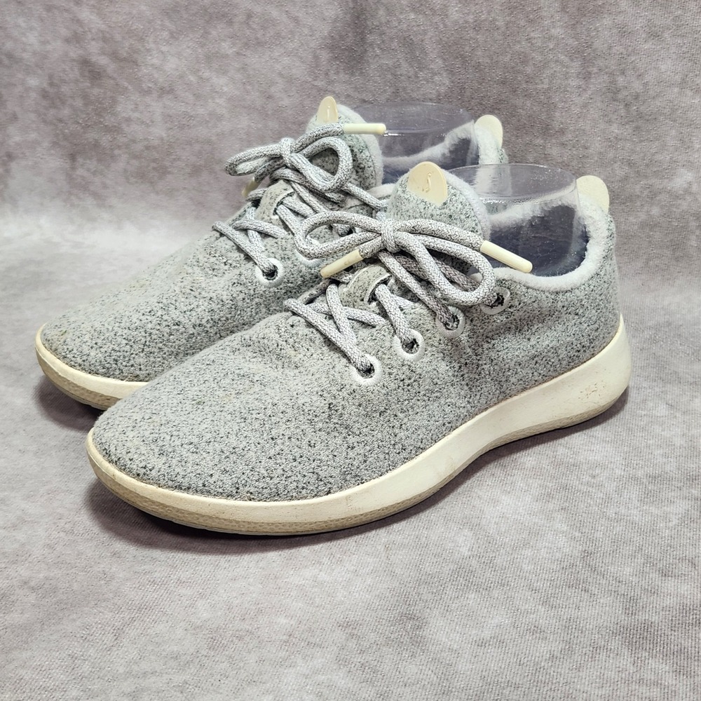 Allbirds Wool Runner Grey‎ Merino Wool Walking Sneakers Womens Size 9 WRM W9